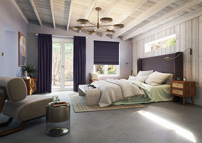 Kyoto Faux Silk, Berry - Made to Measure Curtains - Image 8